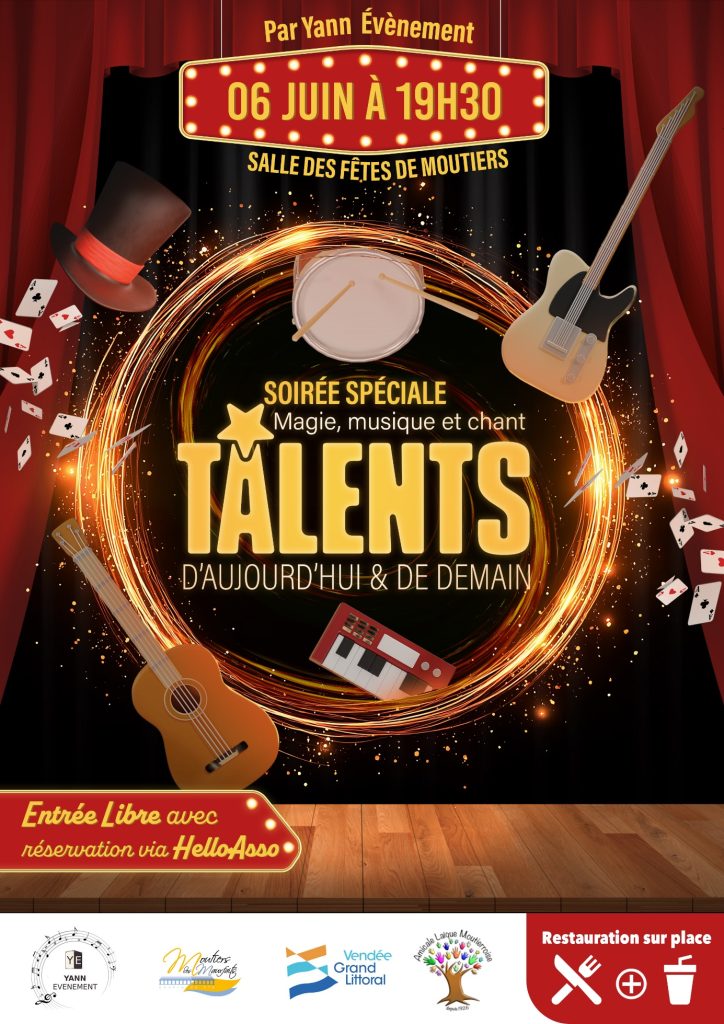 A Moutiers-les-Mauxfaits, en avant vos talents !