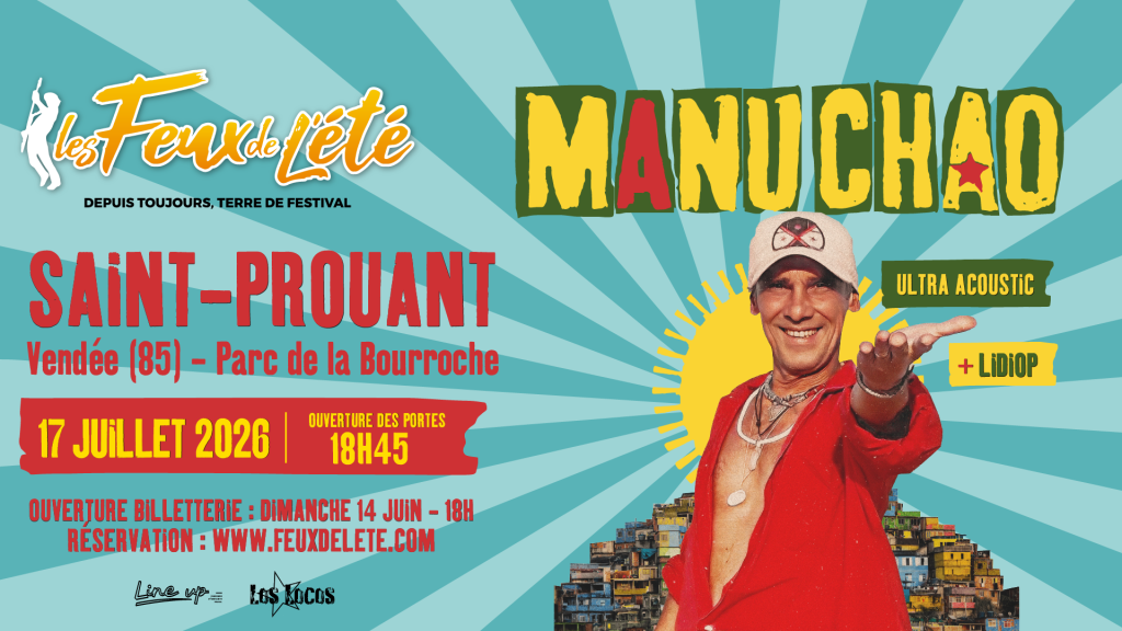 Manu Chao en concert à Saint-Prouant cet été