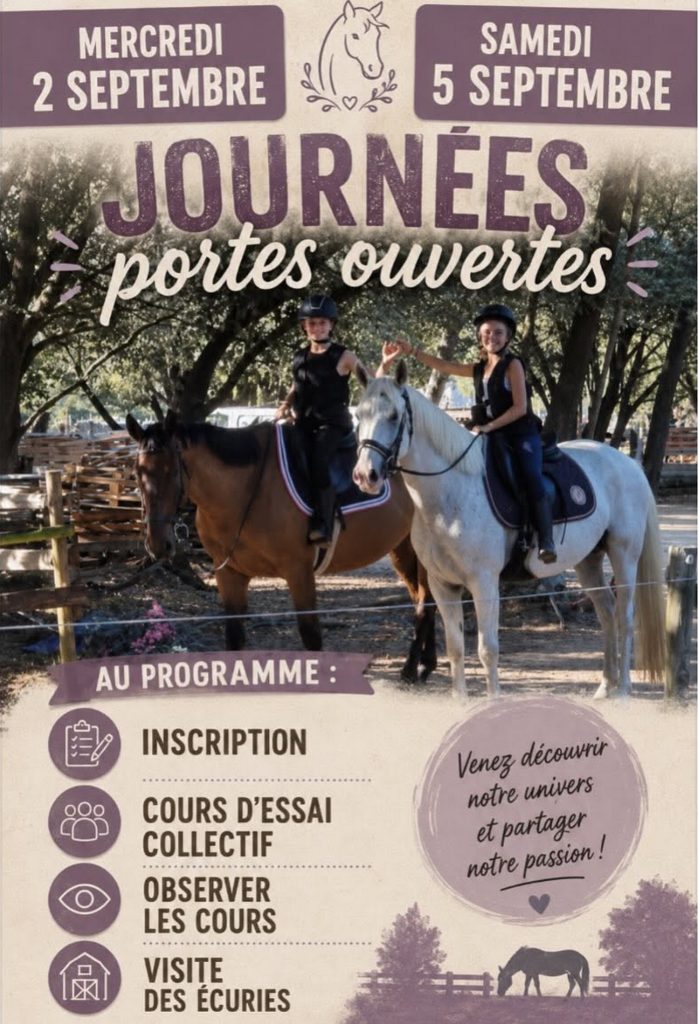 Portes ouvertes aux Ecuries de la Sauzaie