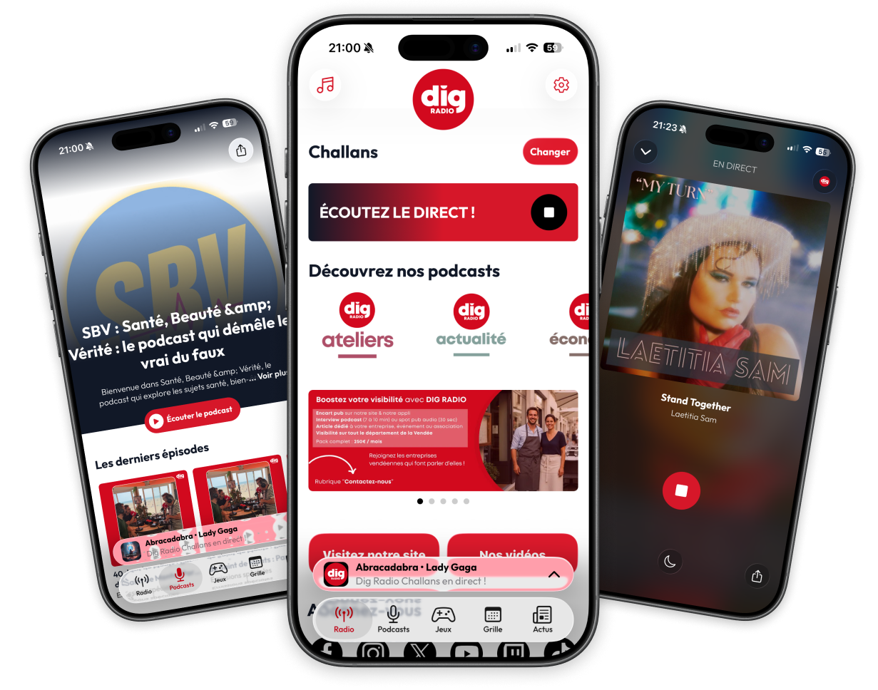 Présentation application mobile Dig Radio