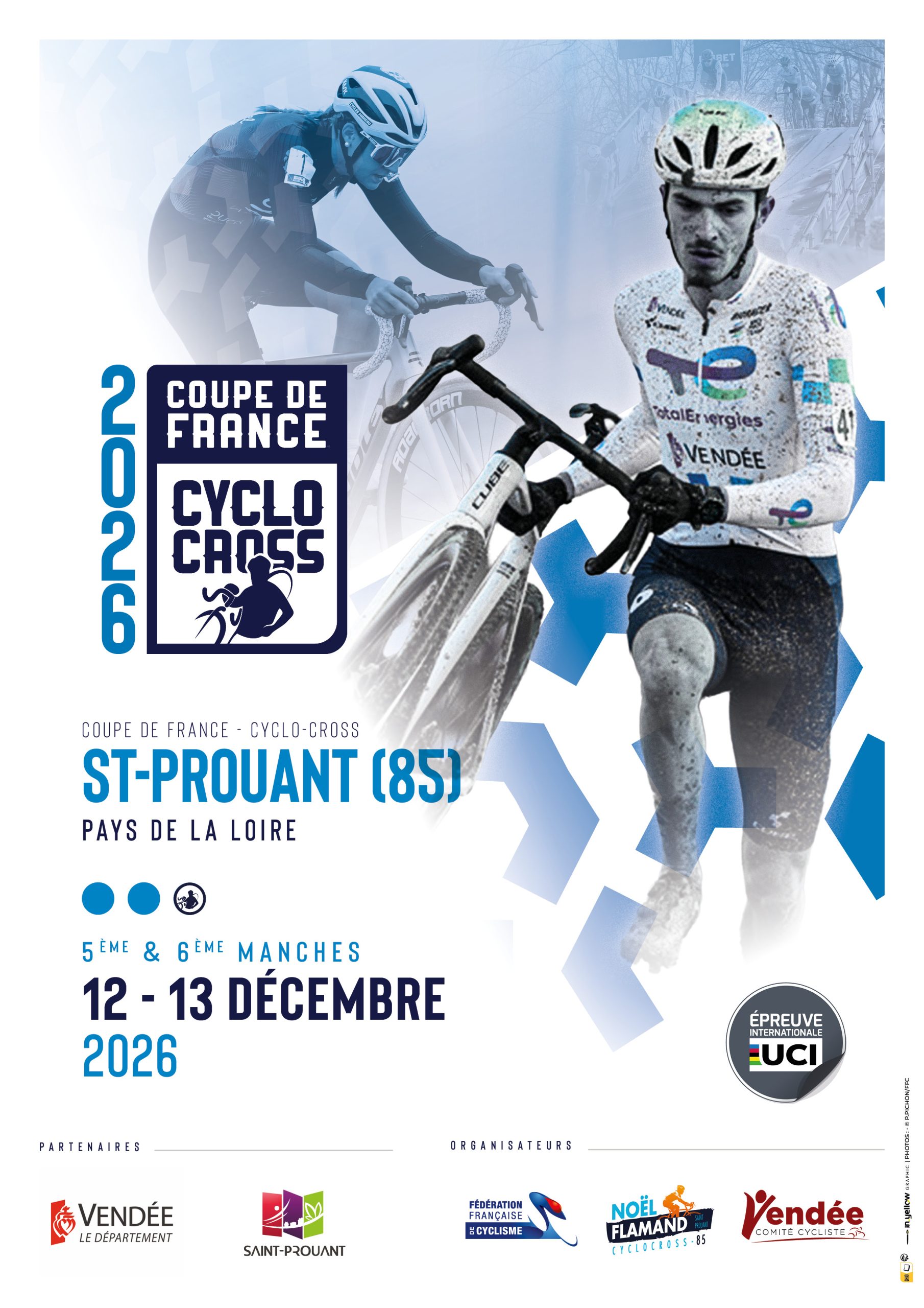 Saint-Prouant accueille la finale de la Coupe de France de cyclo-cross en décembre