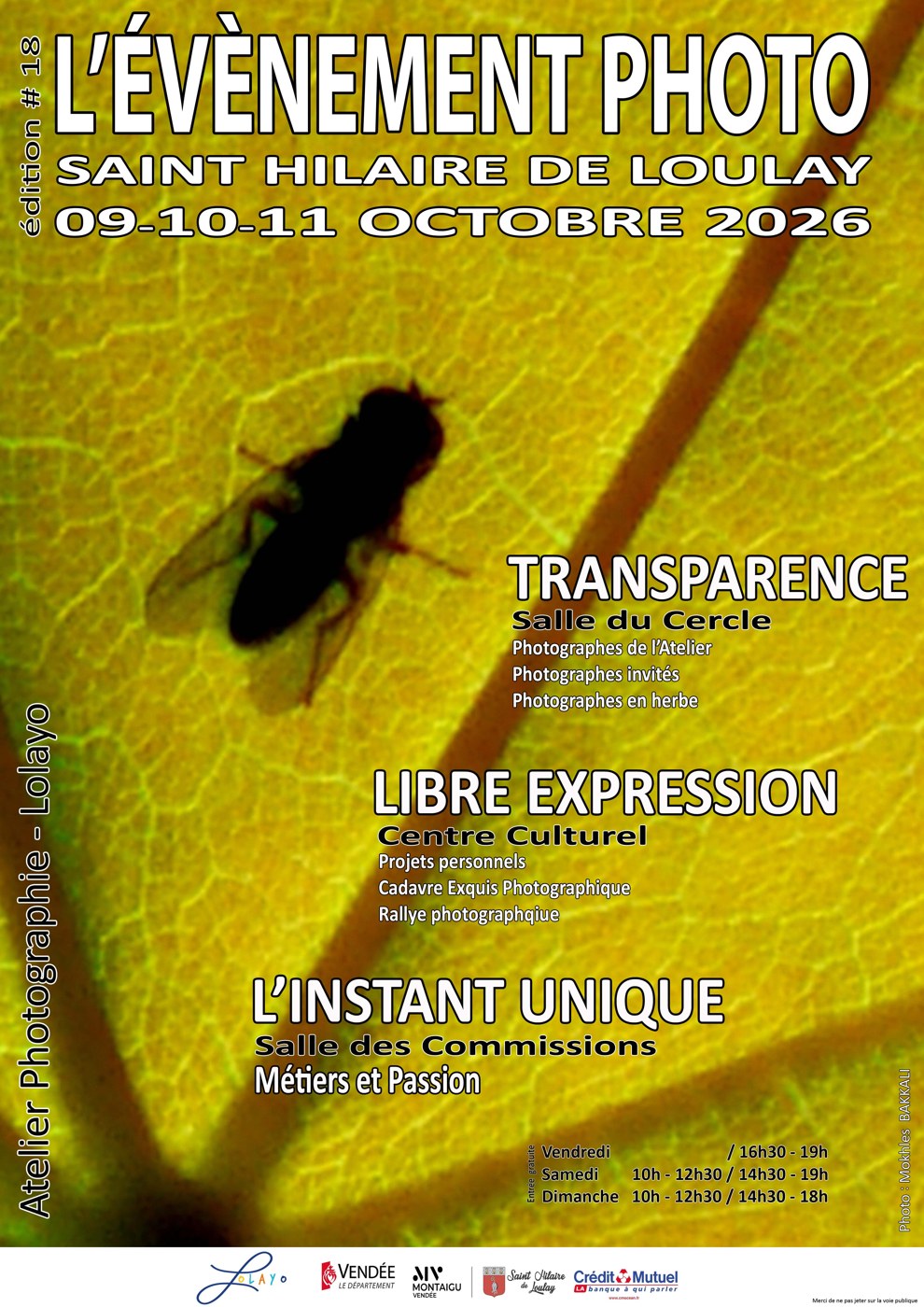 Cinq expositions photo gratuites à Saint-Hilaire-de-Loulay du 9 au 11 octobre