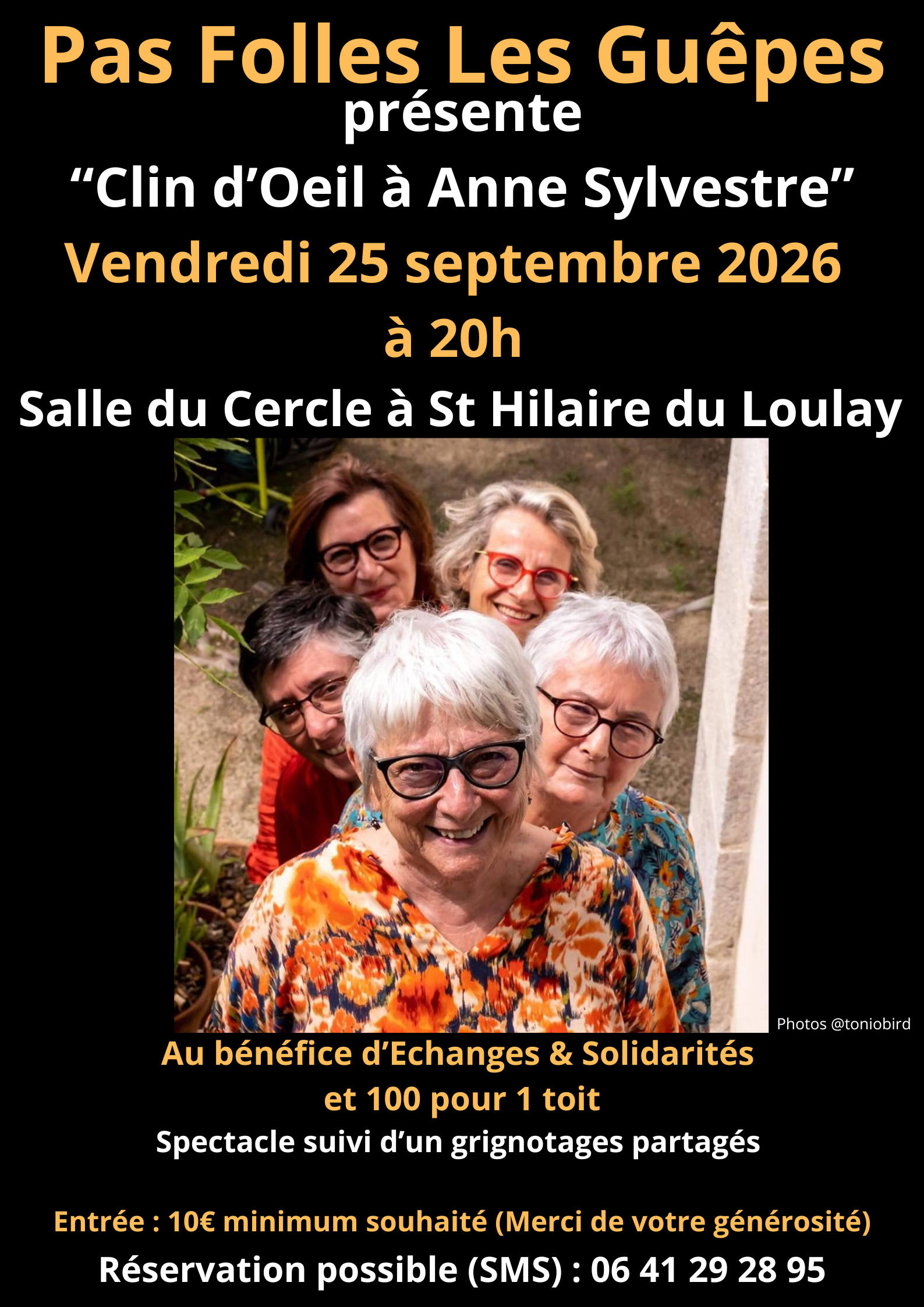 « Clin d&rsquo;oeil à Anne Sylvestre »  par PAS FOLLES LES GUEPES