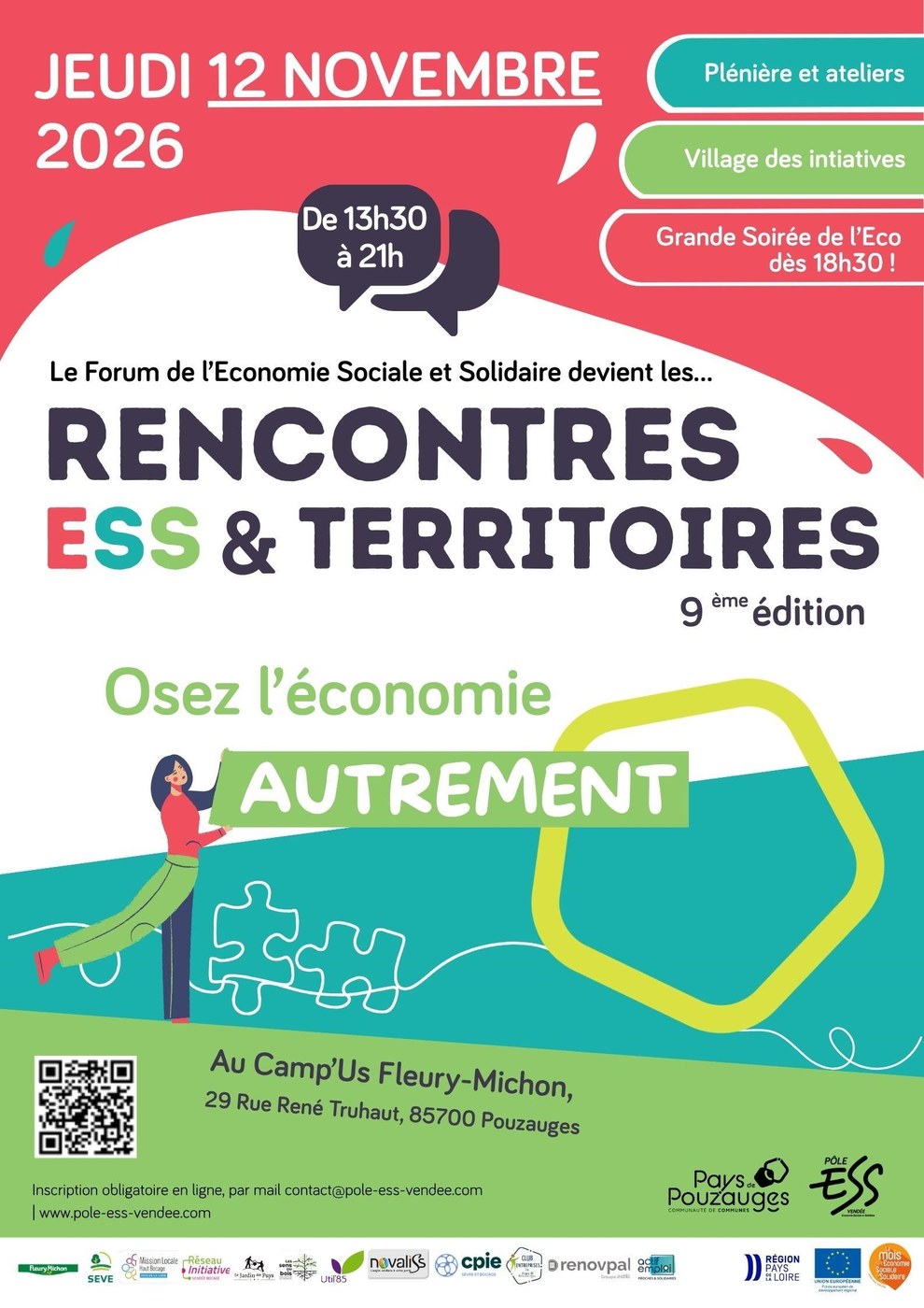 Cinq ateliers ouverts à tous à Pouzauges le 12 novembre, de lʼIA à la mobilité