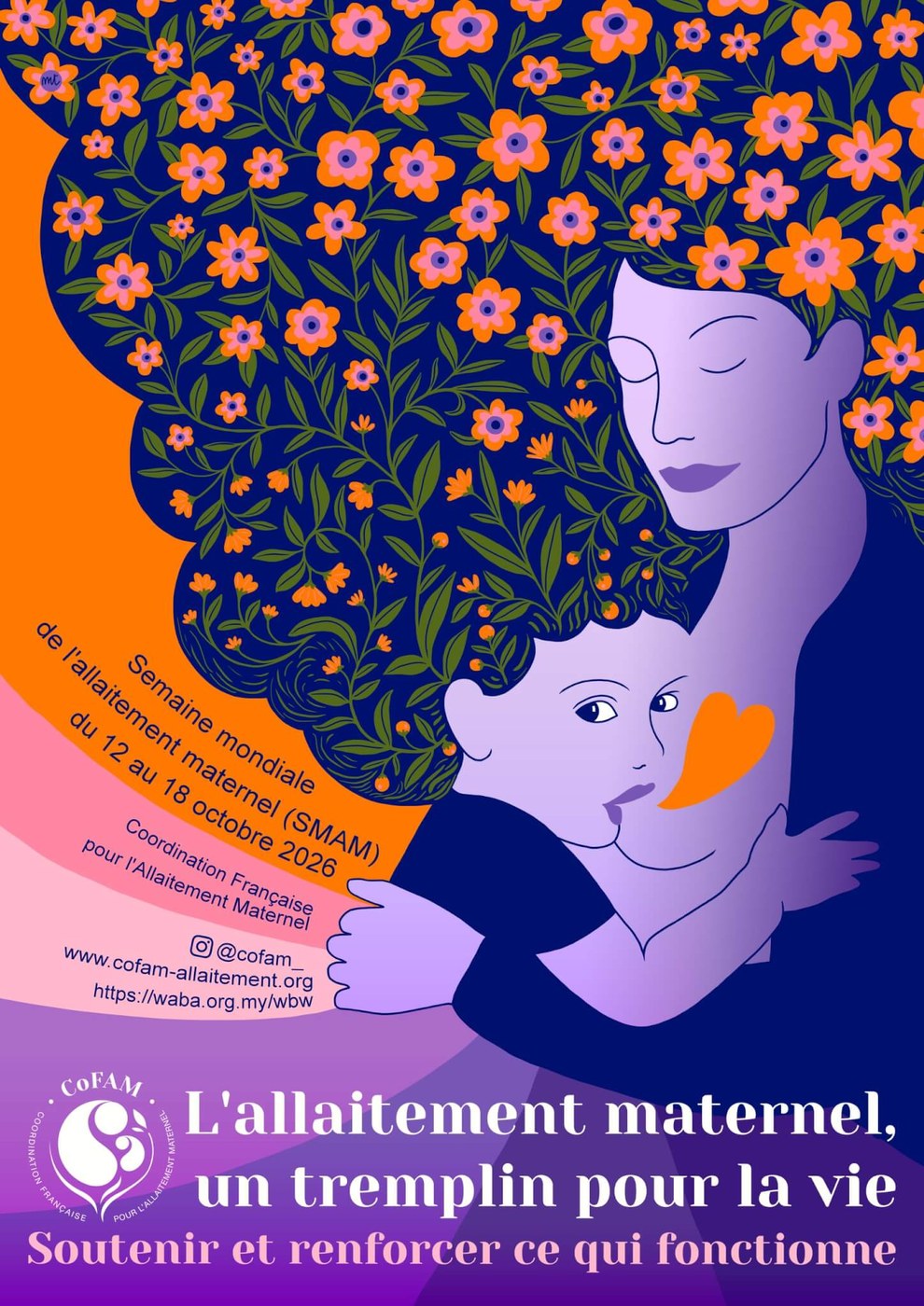 Affiche de la Semaine mondiale de l'allaitement maternel 2026