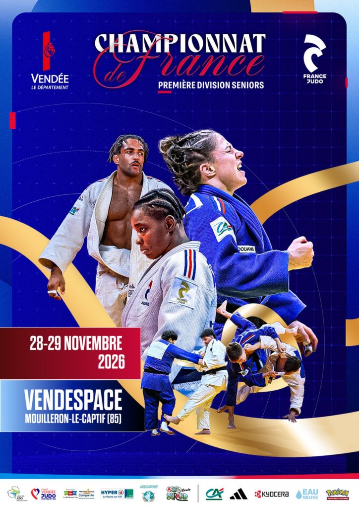Les meilleurs judokas de France au Vendéspace les 28 et 29 novembre